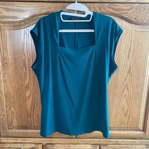 The Limited Square Neck Top Emerald Green Large